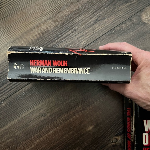 Vintage Herman Wouk 1st Edition Books Winds of War 1971+War and Remembrance 1978 - Picture 3 of 9